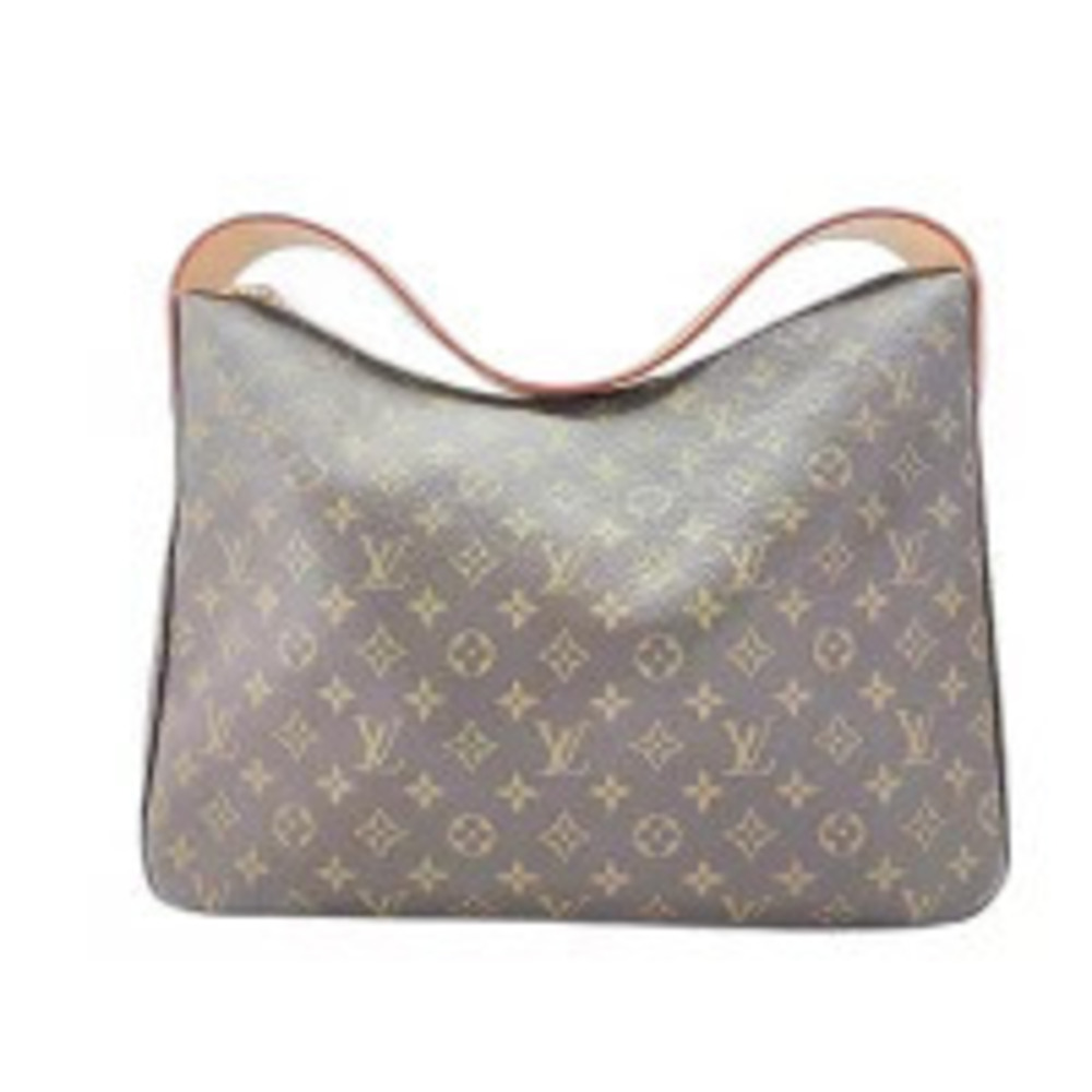 Louis Vuitton Monogram Slouchy Shoulder Bag Brown